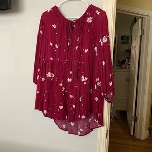 Flowery flower tunic from Torrid